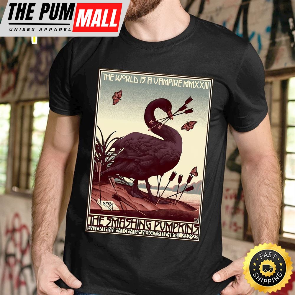 The Smashing Pumpkins Newcastle April 29 Tour 2025 T-shirt