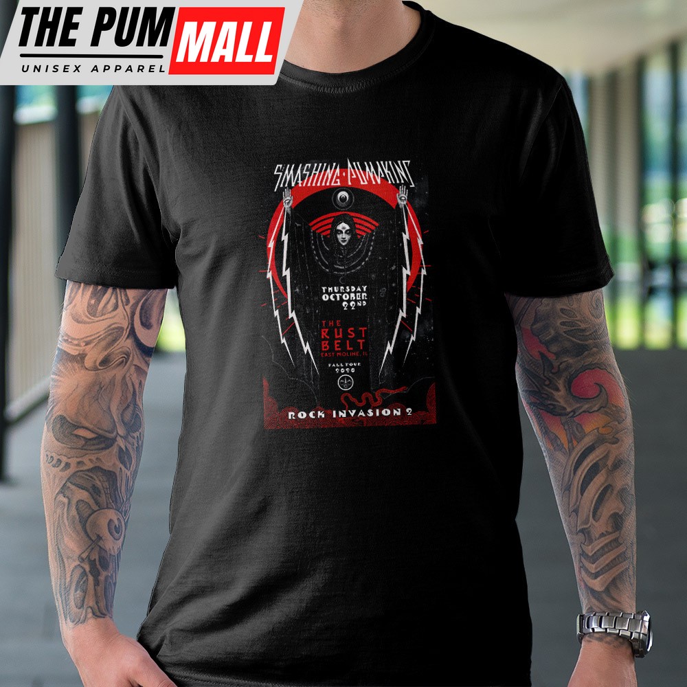 The Smashing Pumpkins Rock Invasion 2 Tour 2025 Unisex T-shirt