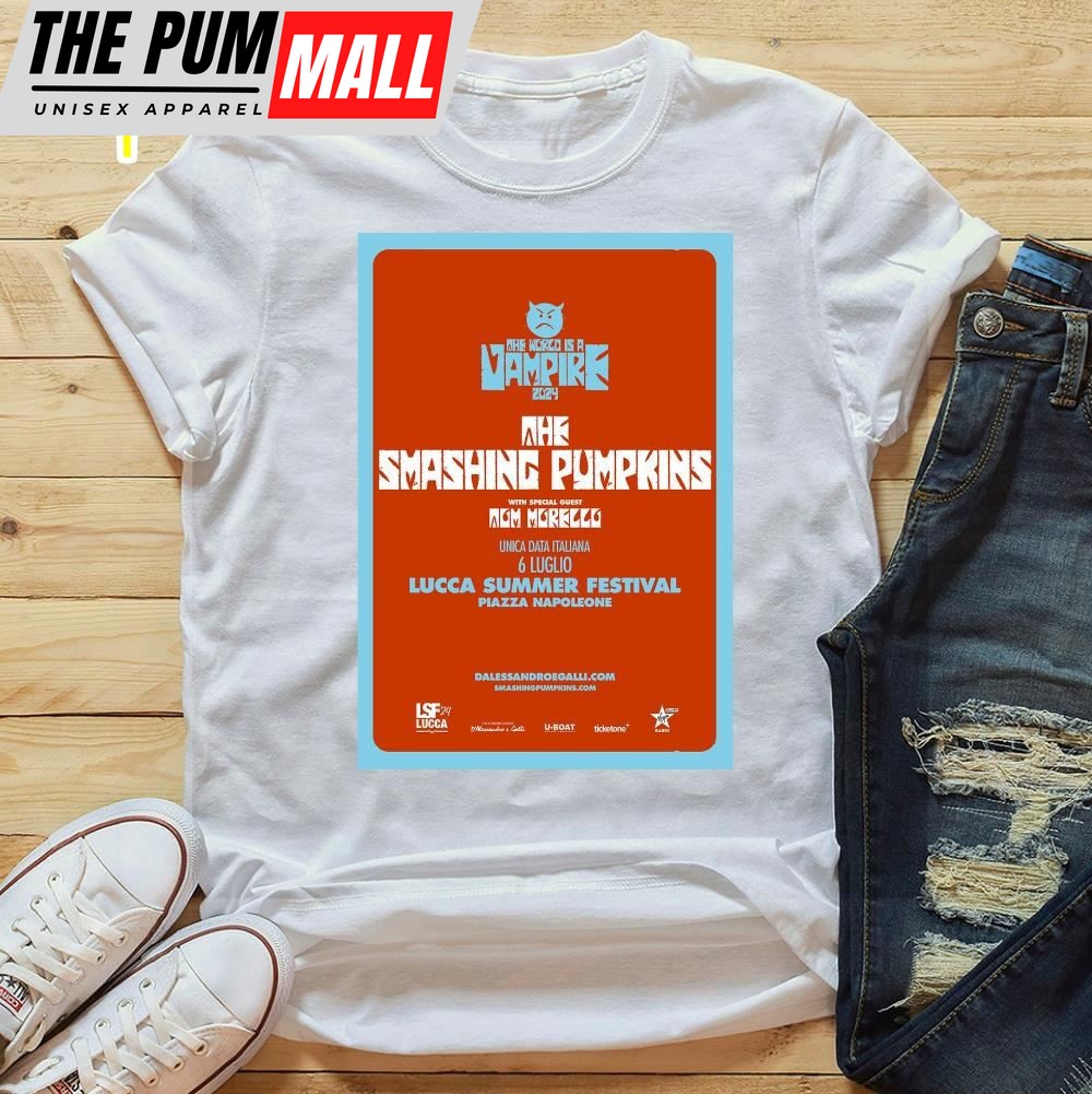 The Smashing Pumpkins – The World Is A Vampire Tour 2025 Unisex T-Shirt