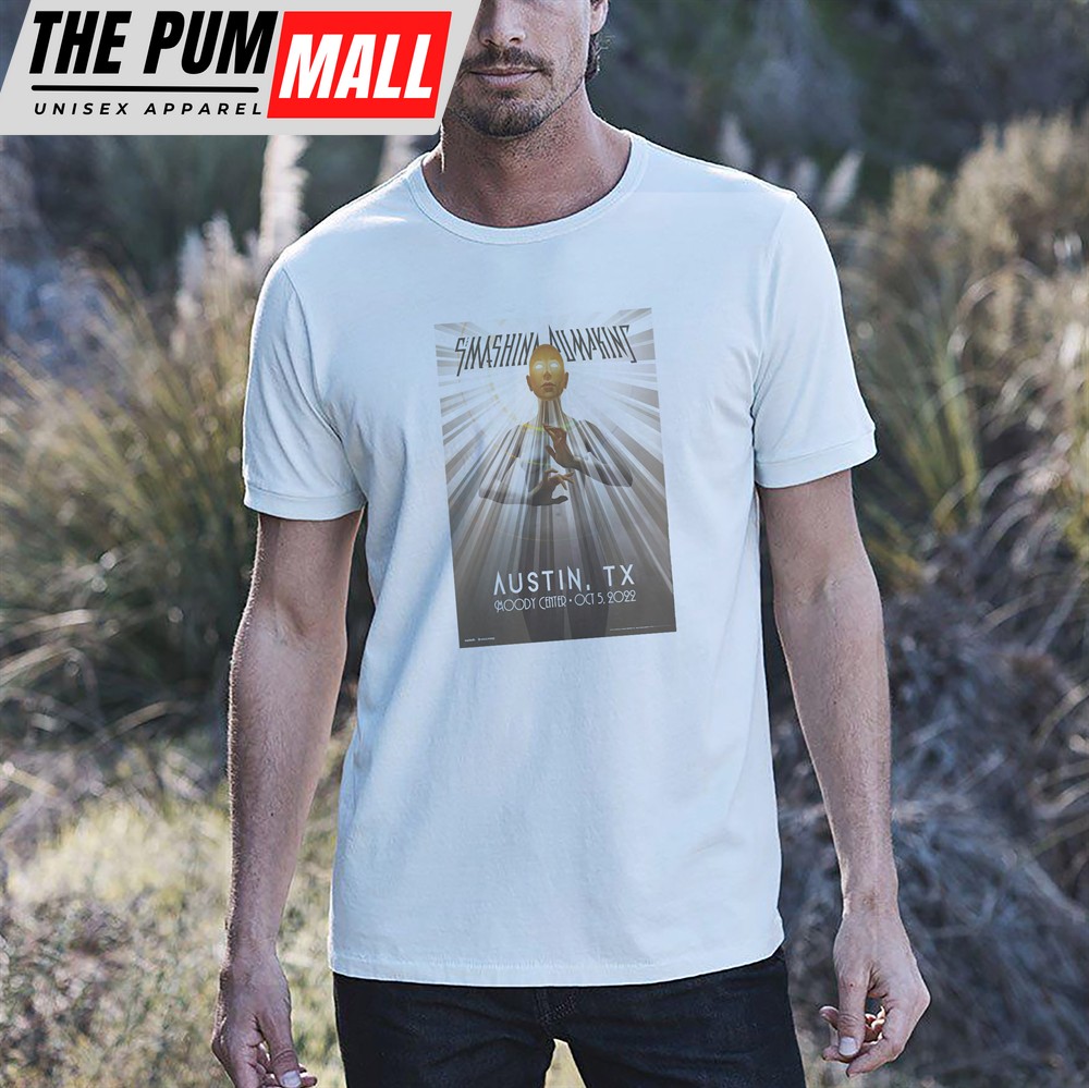 The Smashingpumpkins Tour 2025 Autin TX White Unisex T-shirt