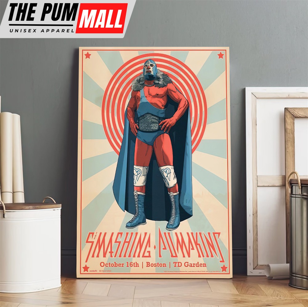The Smashingpumpkins Tour 2025 Boston 16th October Poster Canvas