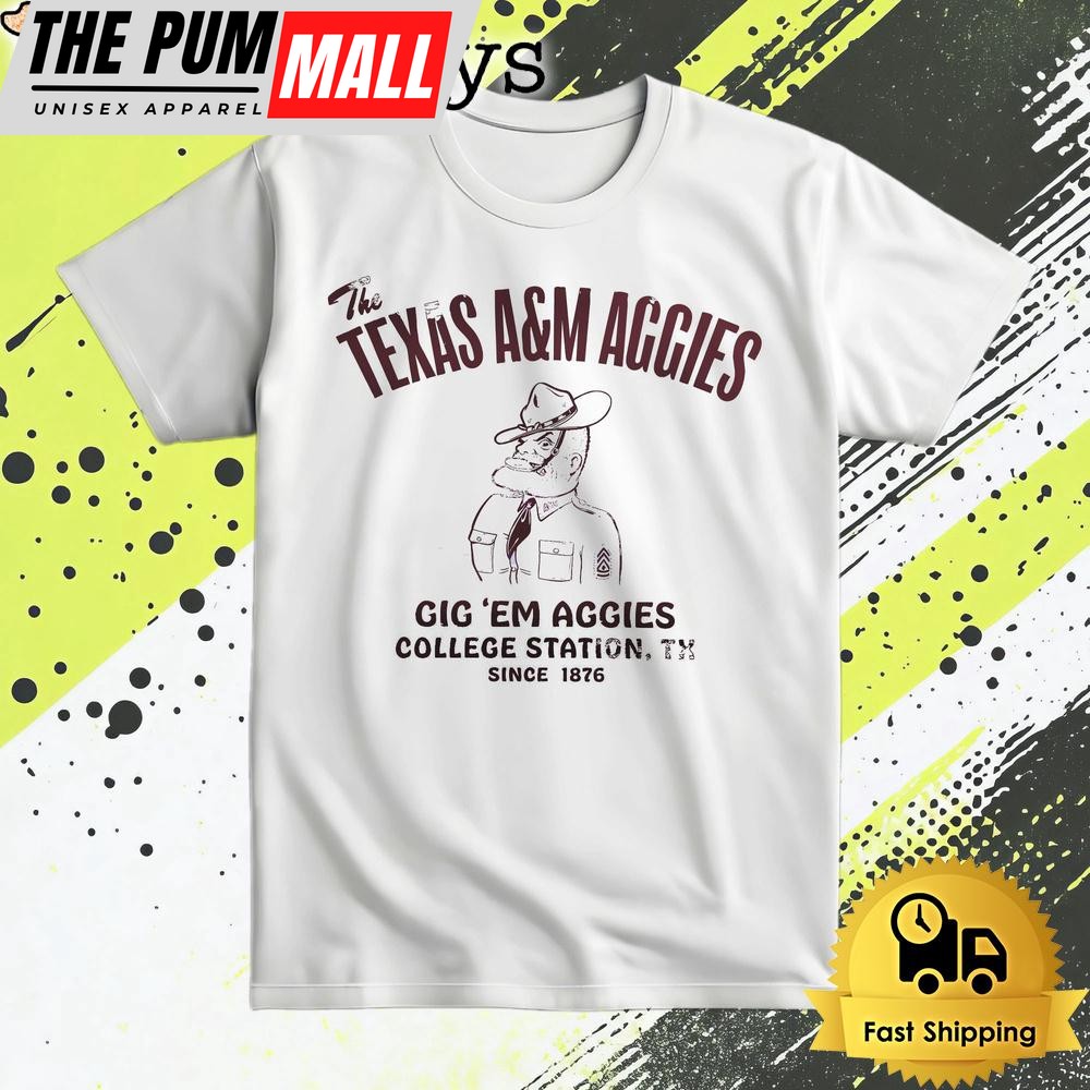 The Texas Am Aggies Gig Em Aggies T Shirt