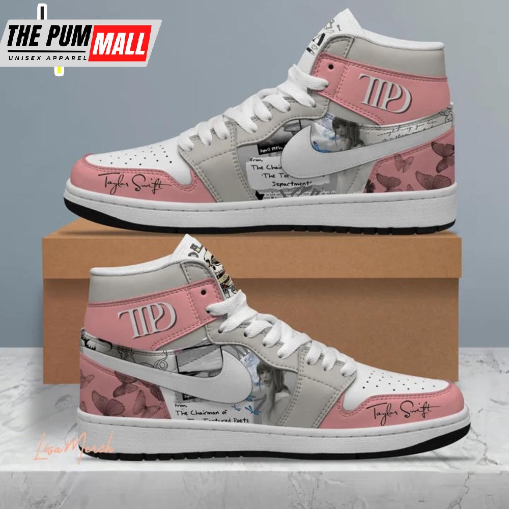 The Tortured Poets Department Taylor Swift AJ1 Shoes Air Jd 1 Sneakers