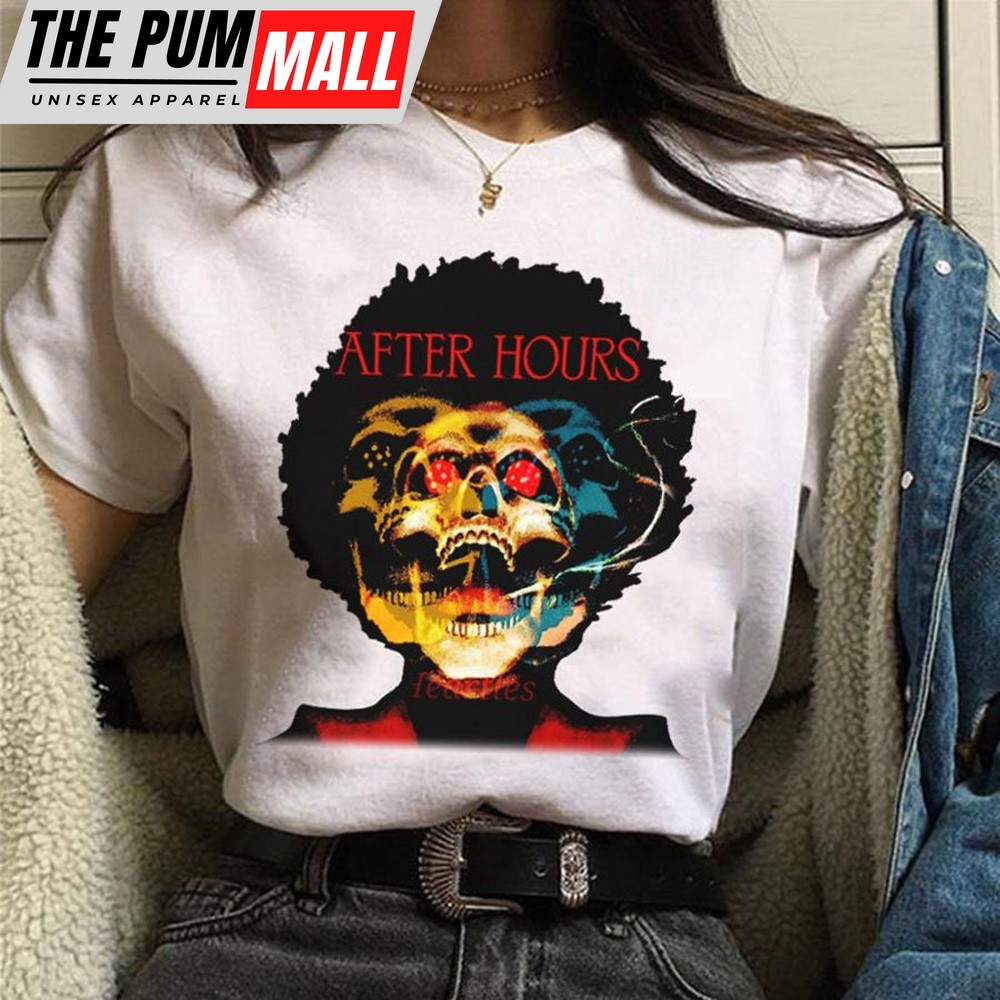 The Weeknd 2022 After Hours Til Dawn Tour Merch White Shirt T-Shirt