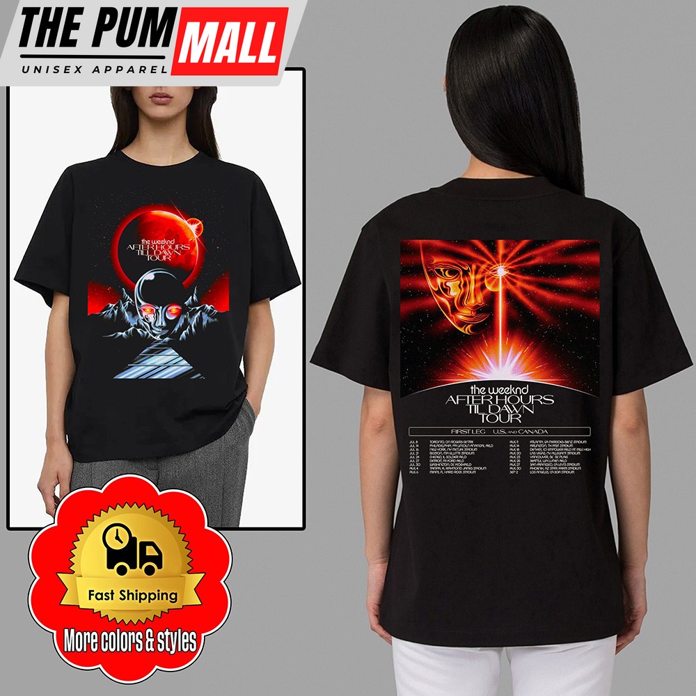 The Weeknd After Hours Tour 2022 Dates Concert Unisex T-shirt