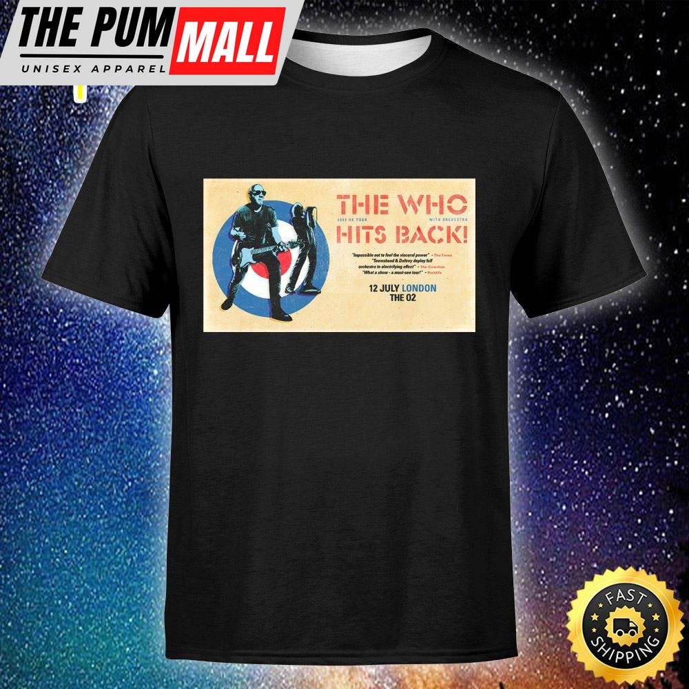The Who Announce A Uk Summer Tour 2025 Unisex Tshirt