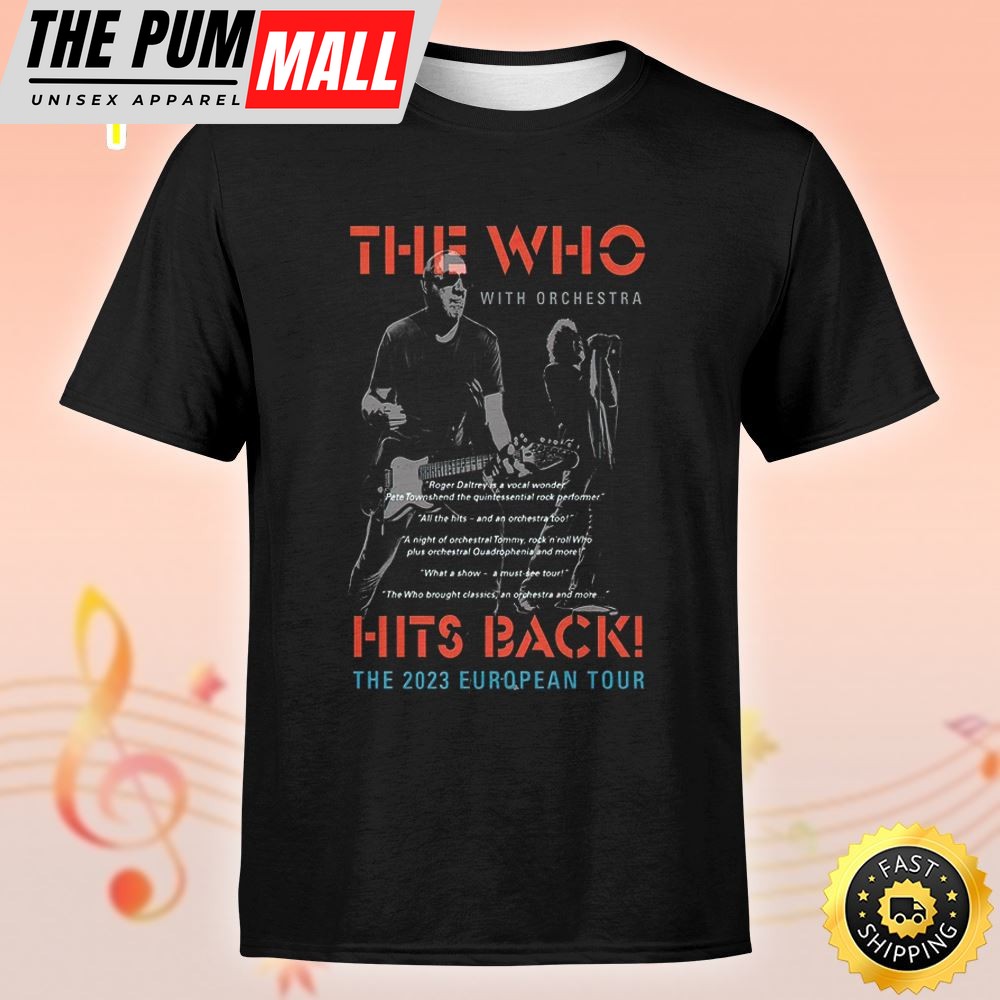 The Who European Summer Tour And A New Live Album 2025 Unisex Tshirt