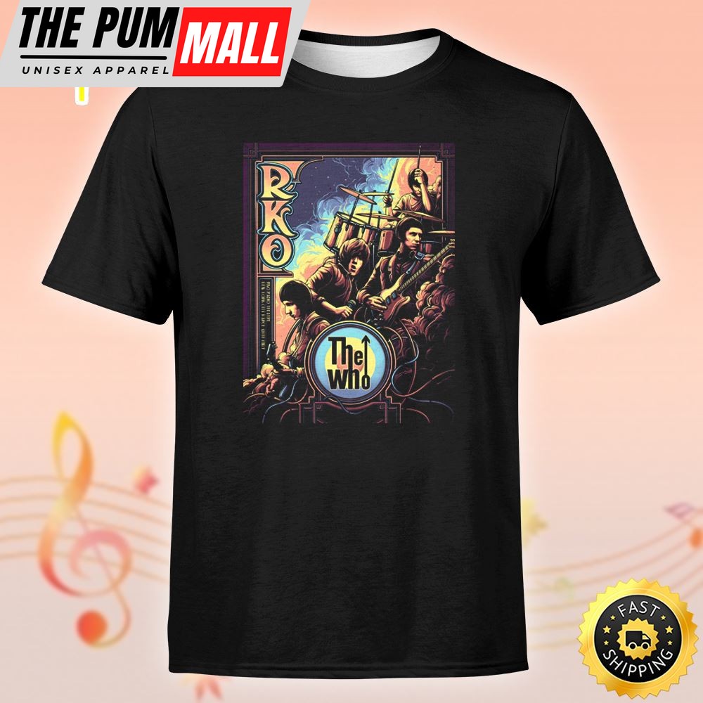 The Who New York City 1967 by Dan Mumford Unisex Tshirt