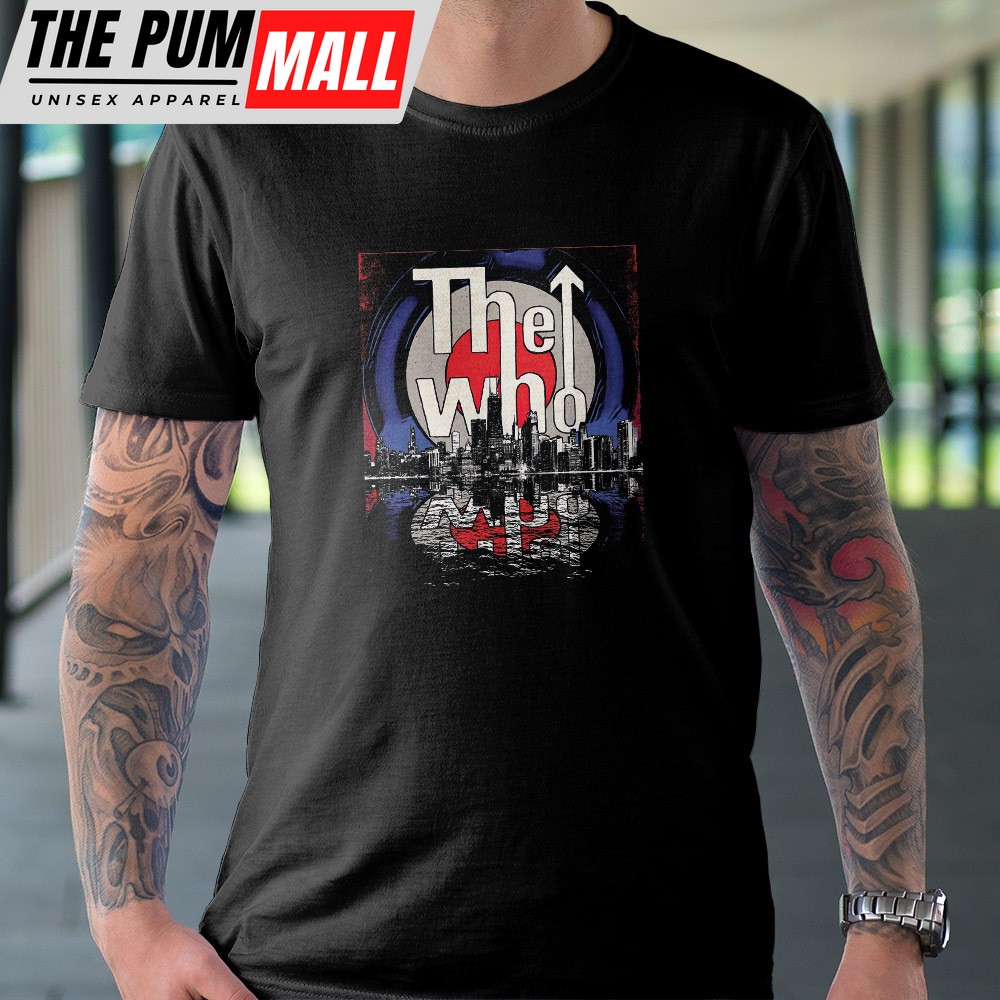 The Who Tour North America 2025 Chicago Unisex Black T Shirt