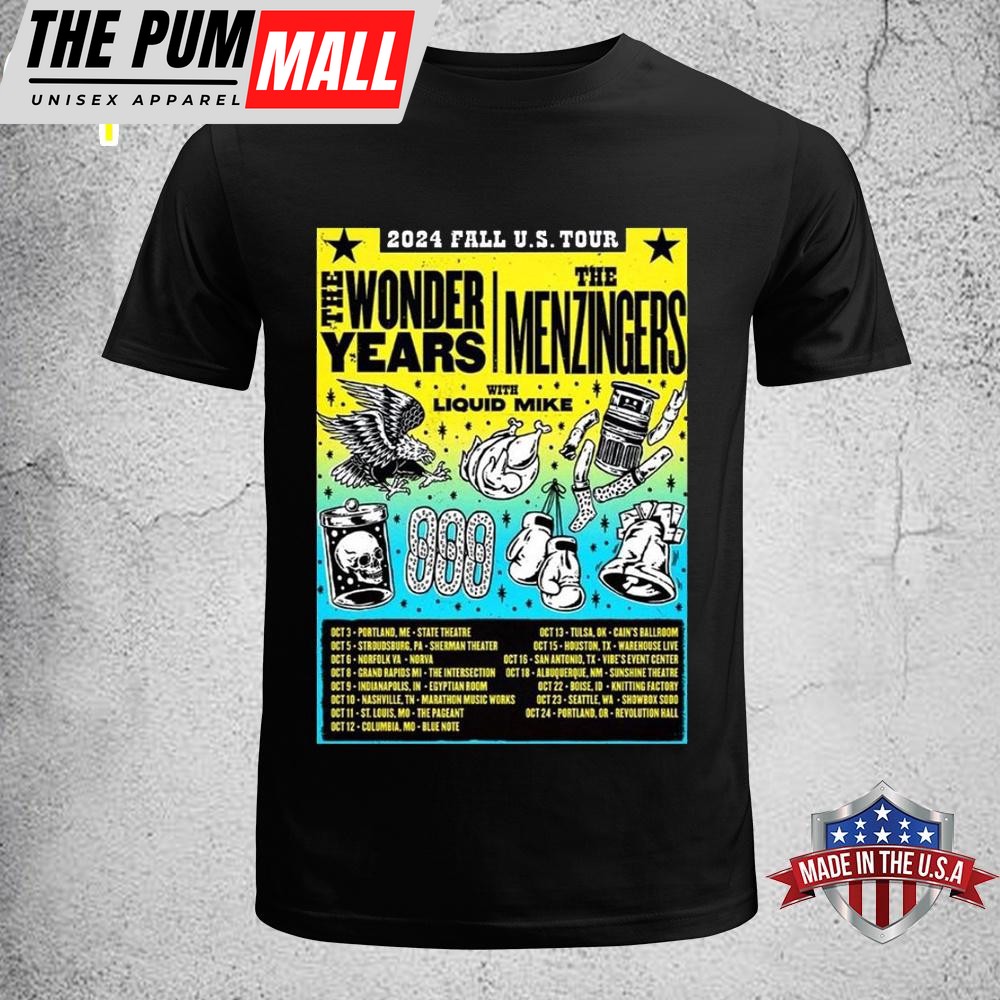 The Wonder Years Fall US Tour 2025 Unisex T-Shirt