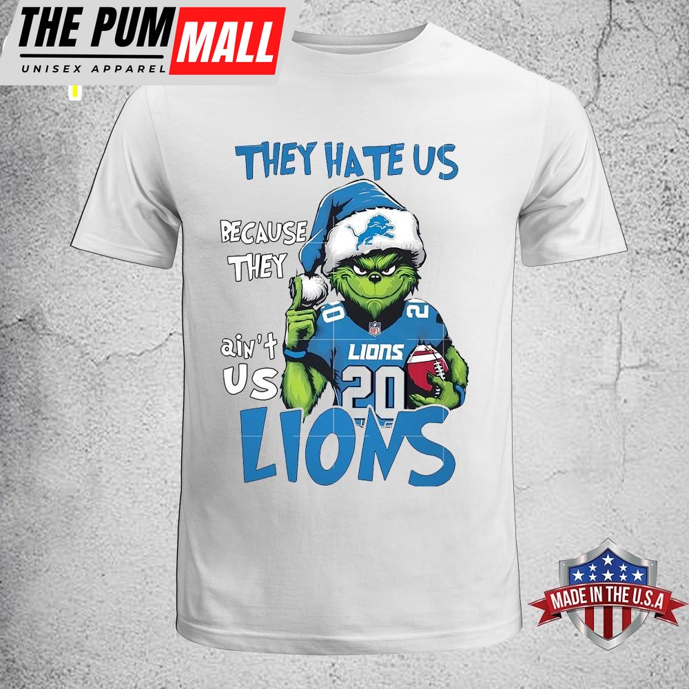 They Hate Us Because They Ain’t Us Lion Christmas Unisex T-Shirt, Sweatshirt, Hoodie