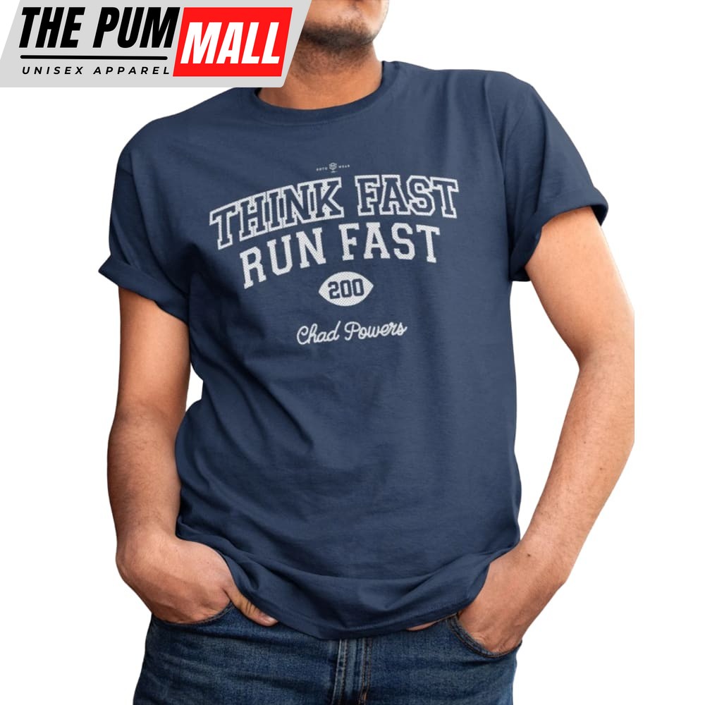 Think Fast Run Fast Chad Powers Unisex T-Shirt