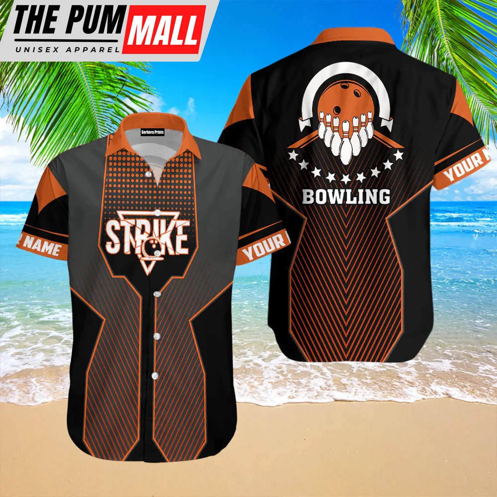 This Is How I Roll Bowling Custom Name Aloha Hawaiian Shirts For Men & For Women