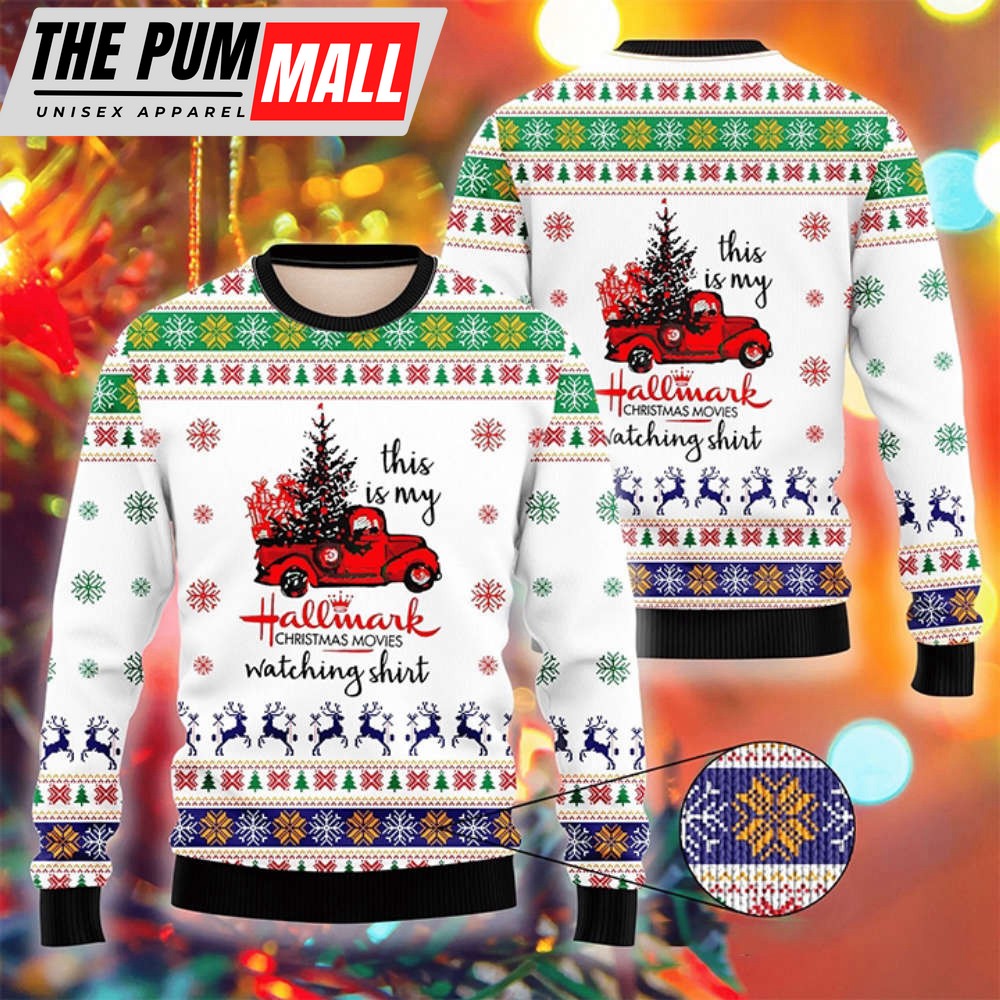This Is My Hallmark For Unisex Ugly Christmas Sweater, Gift For Christmas