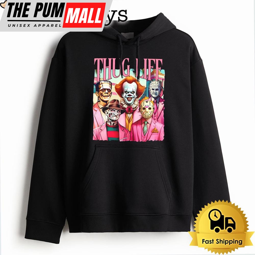 Thug Life Horror Movie Hoodie