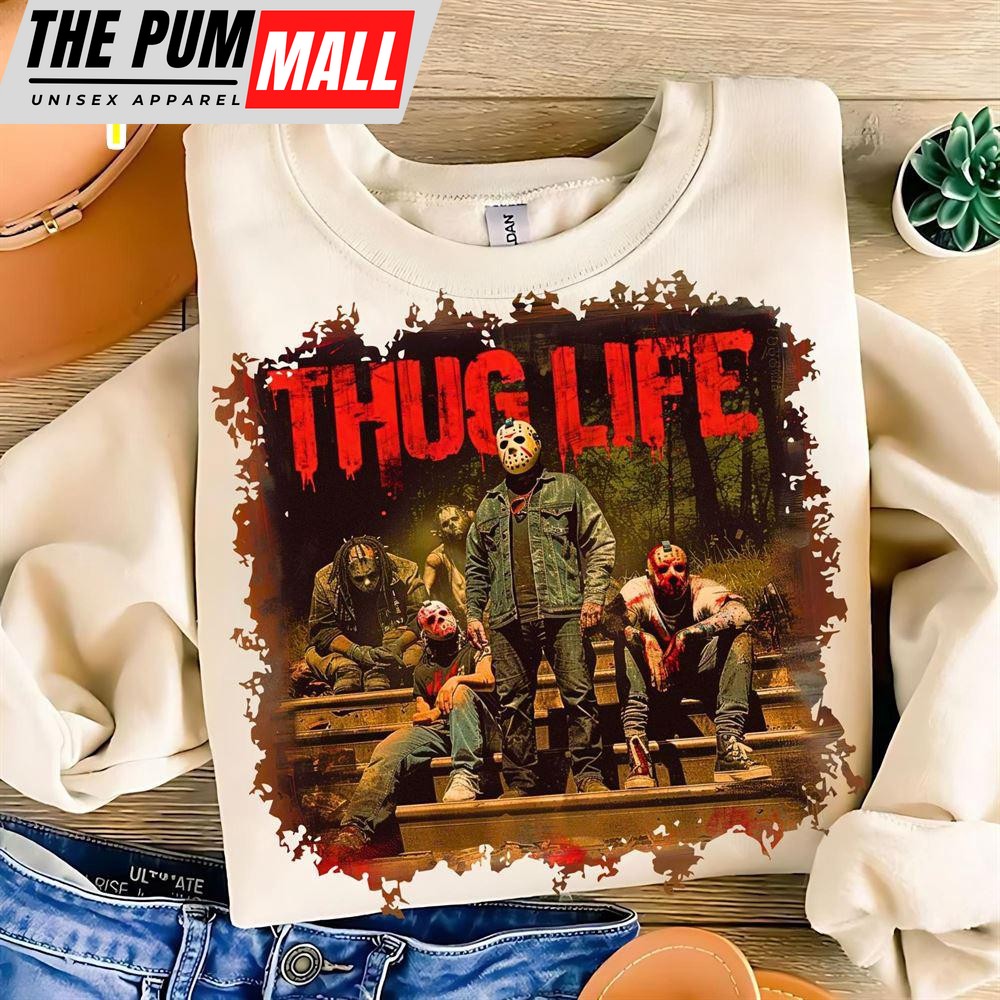 Thug Life Horror Shirt Horror Movie Character Thug Life Shirt