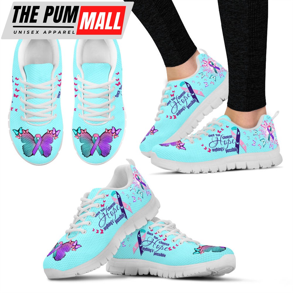 Thyroid Cancer Shoes Once You Choose Sneaker Walking Shoes – Best Gift For Men And Women
