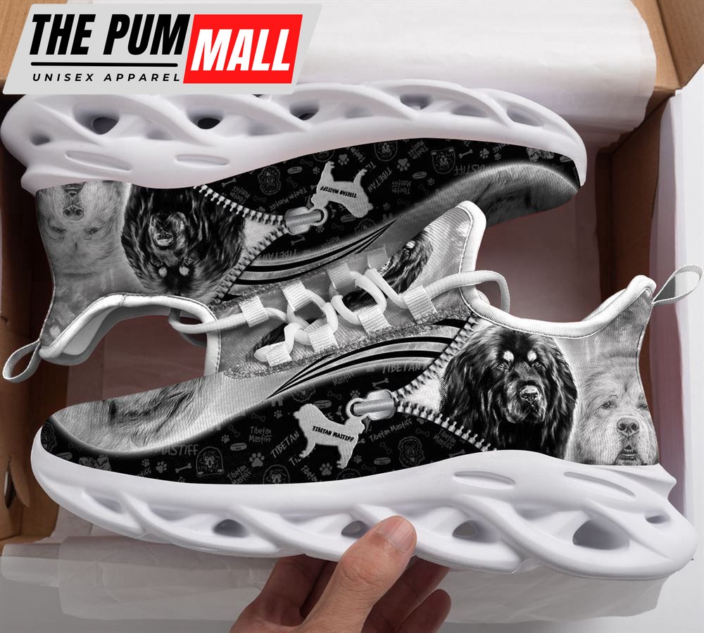 Tibetan Mastiff Sketch Max Soul Shoes For Women Men Kid, Gift For Dog Lover