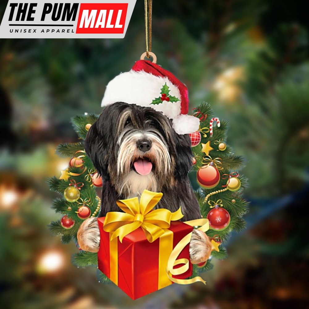 Tibetan Terrier Give Gifts Hanging Ornament – Flat Acrylic Dog Ornament – Dog Lovers Gifts For Him Or Her Limited Edition