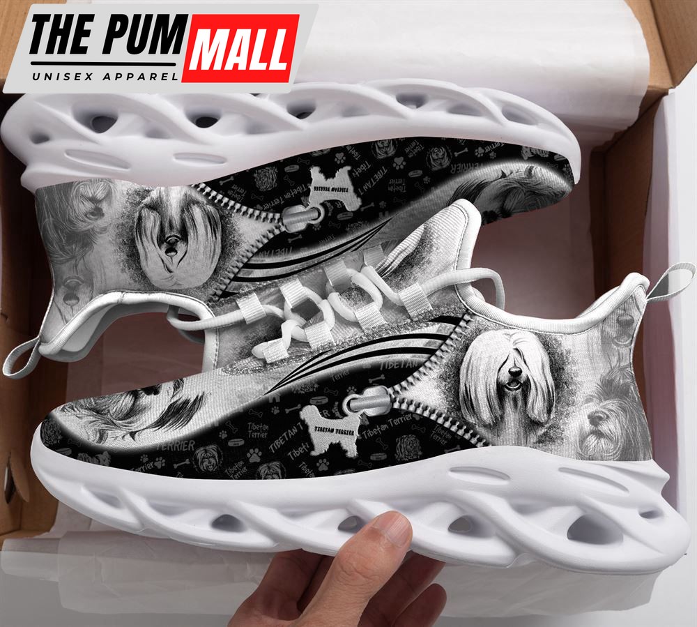Tibetan Terrier Sketch Max Soul Shoes For Women Men Kid, Gift For Dog Lover