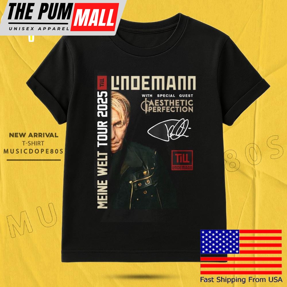 Till Lindemann Meine Welt Tour 2025 T Shirt