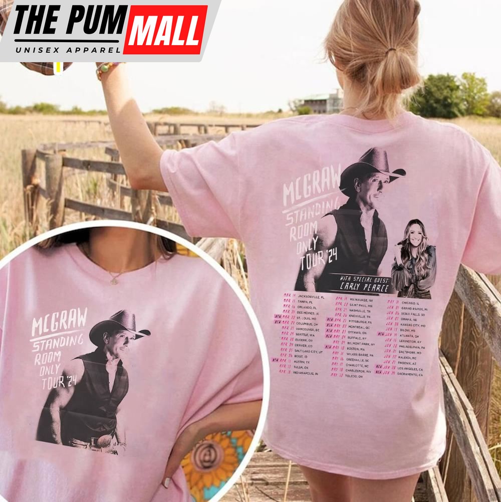Tim Mcgraw 2024 Tour Standing Room Only T-Shirt