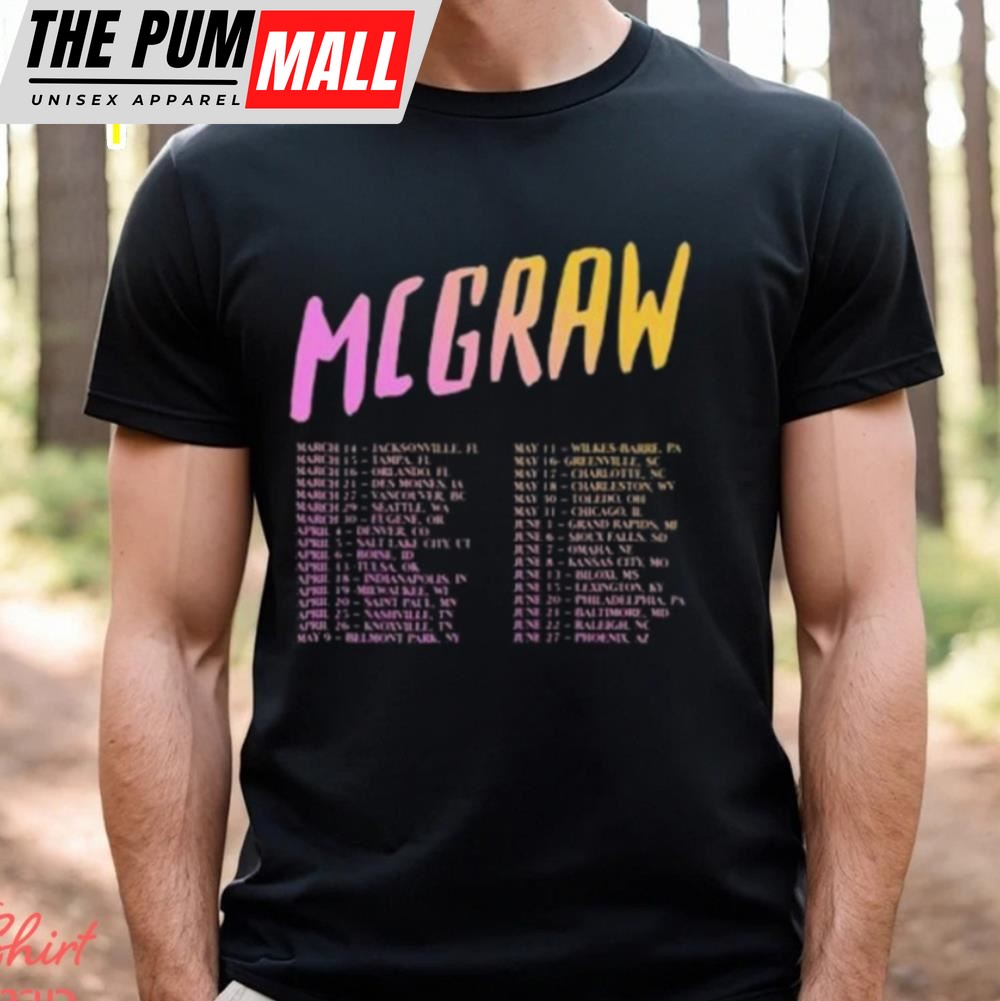 Tim Mcgraw 2025 Tour Standing Room Only Unisex Shirt