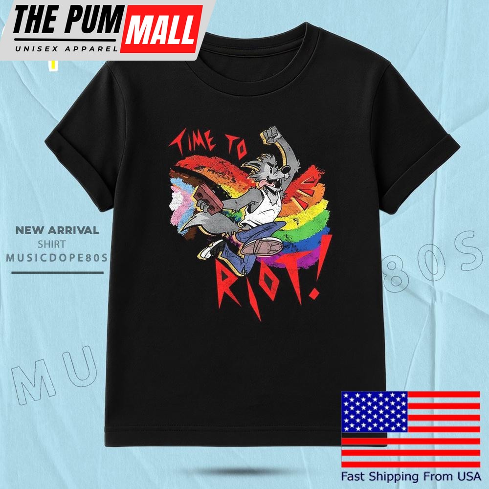 Time To Riot Pride Month T Shirt