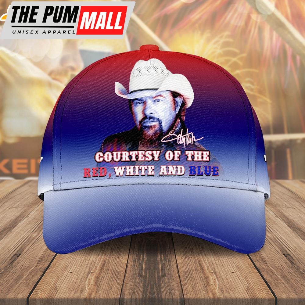 Toby Keith Courtesy Of The Red White And Blue Baseball Cap Print For Fans