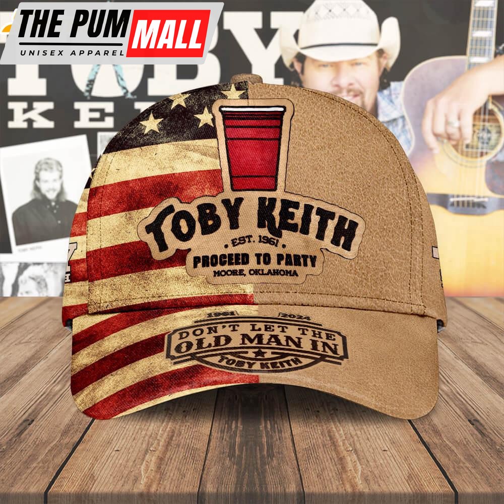Toby Keith Music Character Baseball Cap Print For Fans