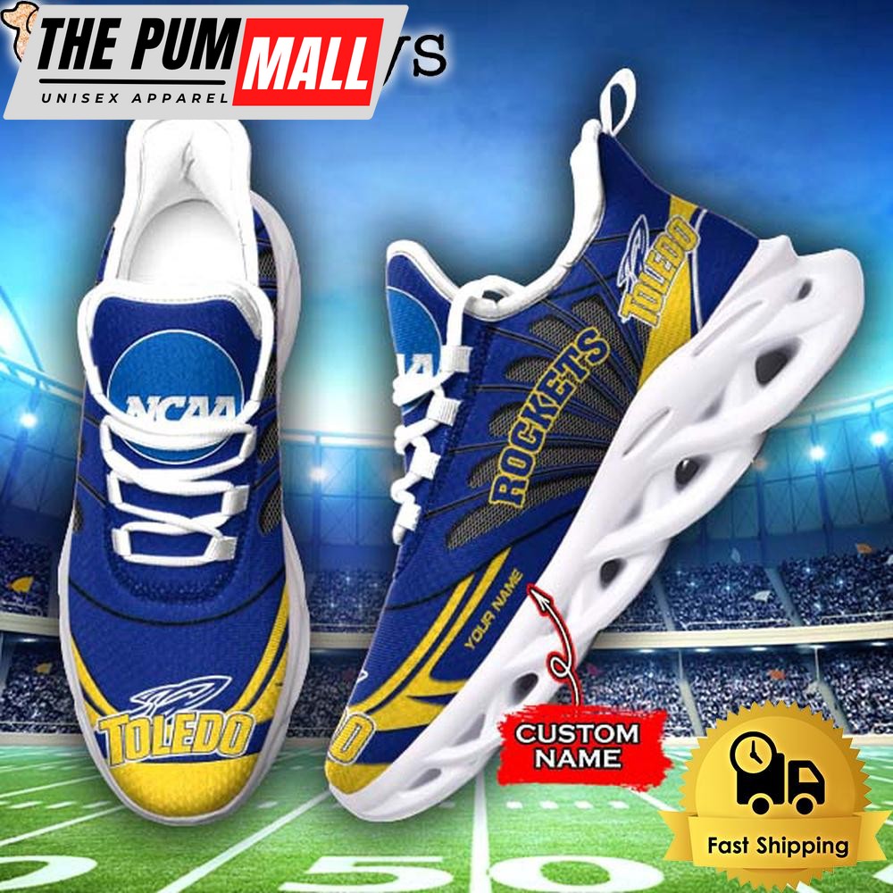 Toledo Rockets NCAA Custom Max Soul Shoes Sneakers