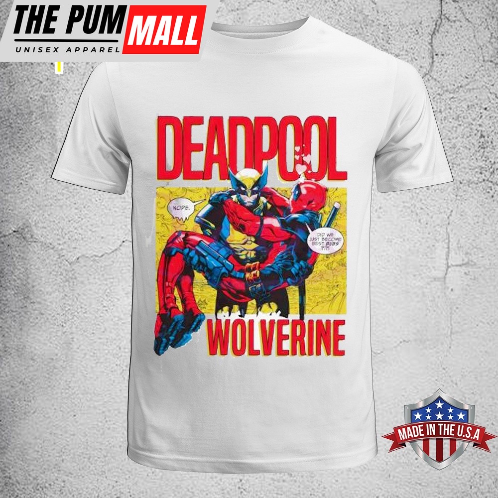 Top Marvel Bestie Couple Deadpool And Wolverine Movie 2025 Unisex T-Shirt