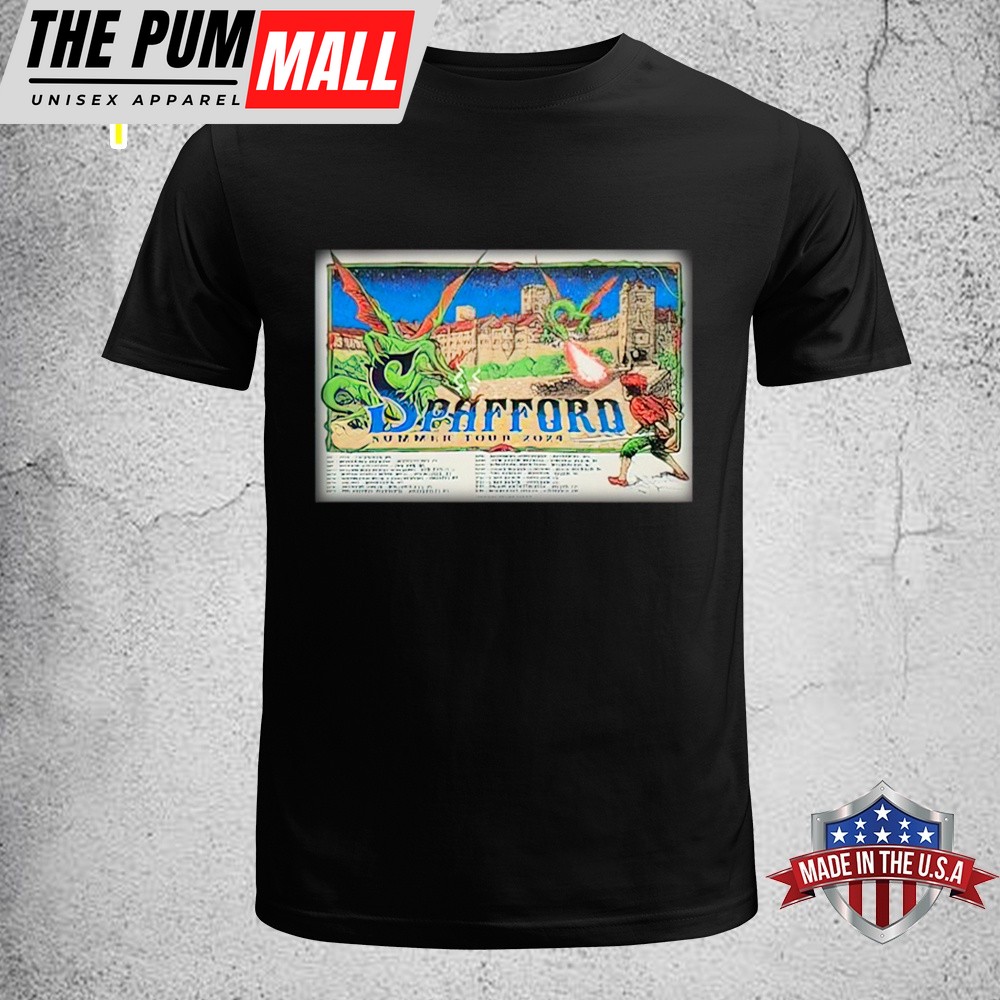 Top Spafford Summer Tour 2025 Music Poster Unisex T-Shirt