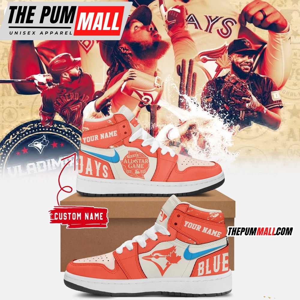 Toronto Blue Jays 2024 American League MLB All-Star Air Jd 1 Hightop Shoes