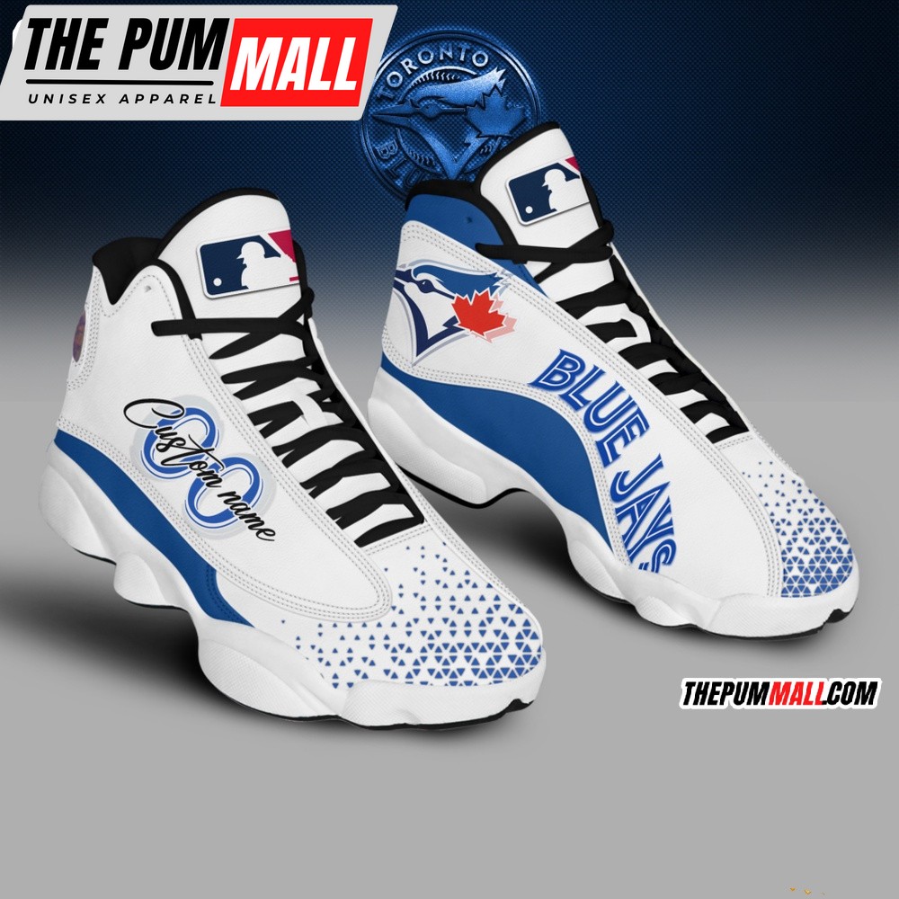 Toronto Blue Jays Custom Name Air Jd 13 Shoes