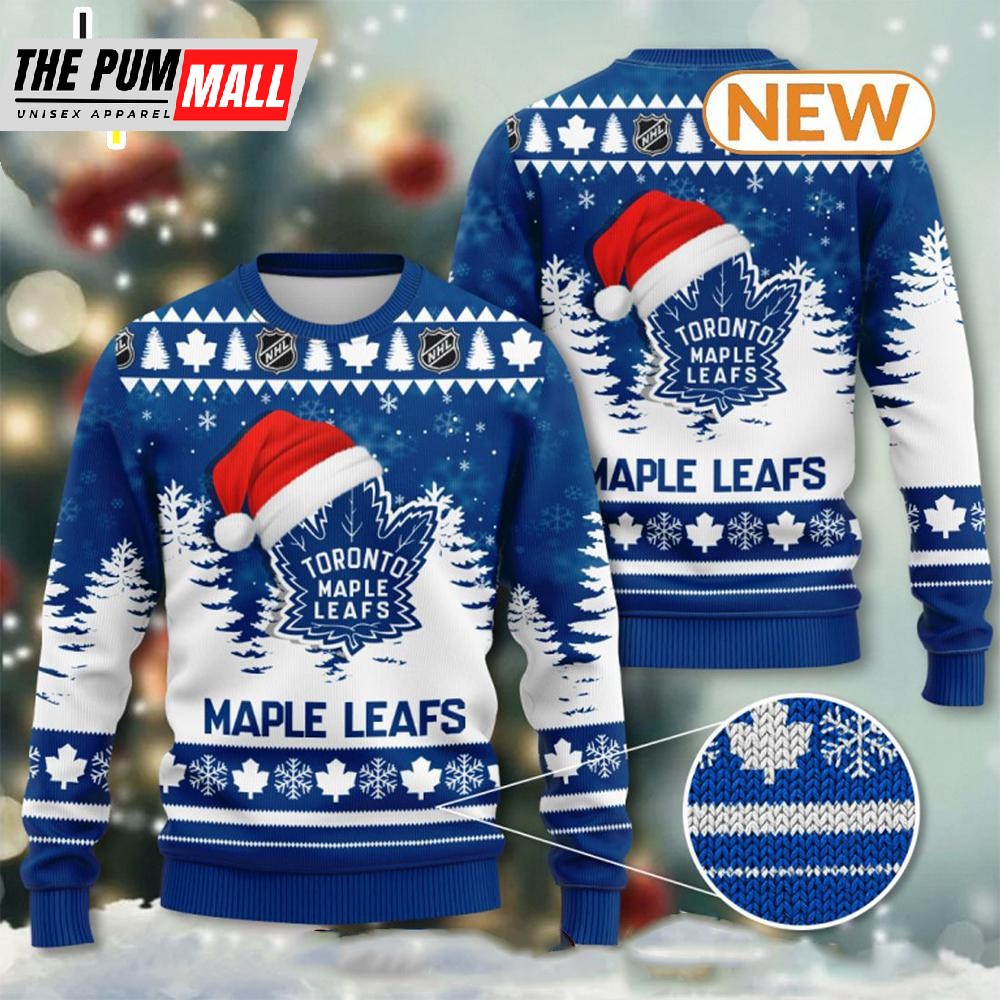 Toronto Maple Leafs Ugly Christmas Sweater Shirt, Sweatshirt