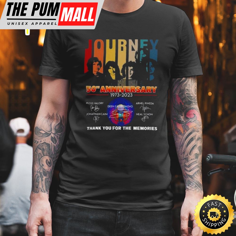 Toto Journey 2025 Freedom Tour 2025 Signatures T-shirt