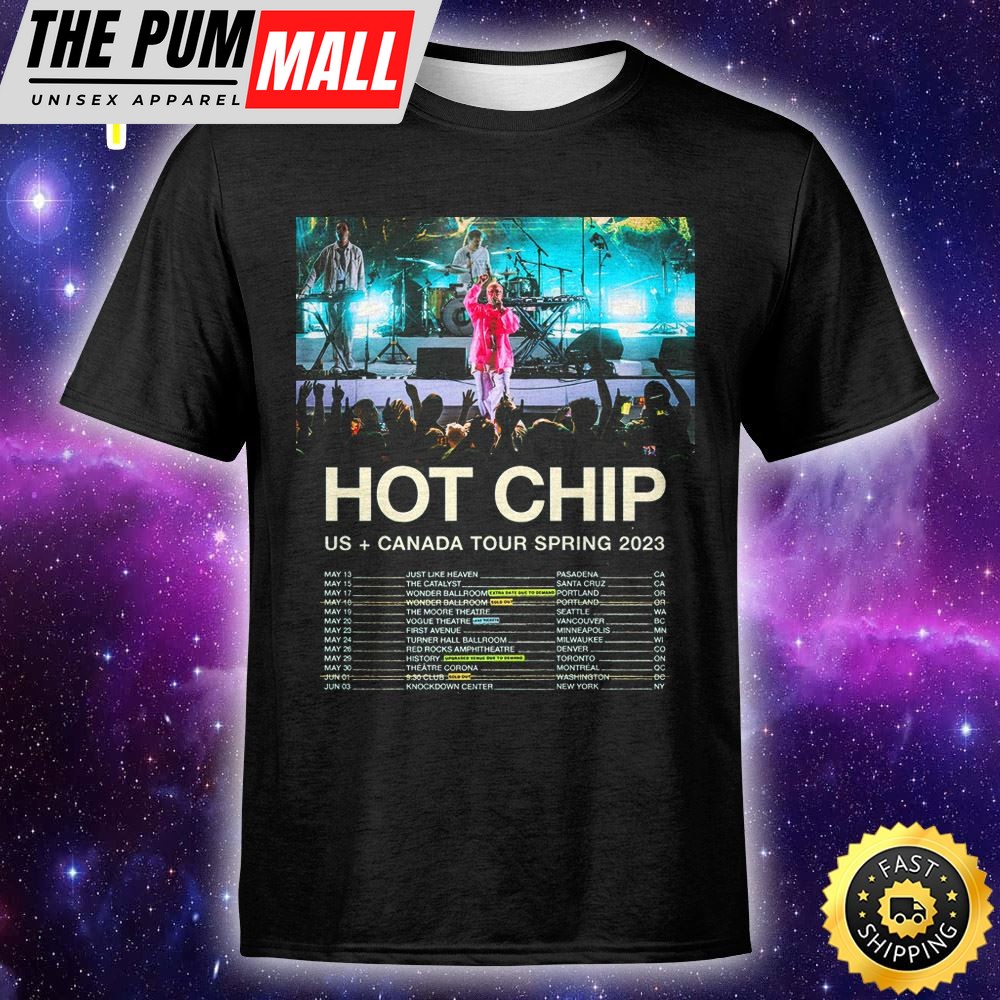 Tour News The Cure Hot Chip Tour 2025 Unisex T-Shirt