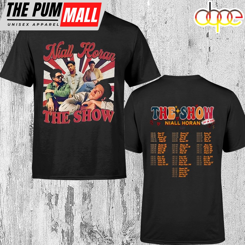 Tour Niall Horan 2024 The Show Live On Concert Unisex T-Shirt