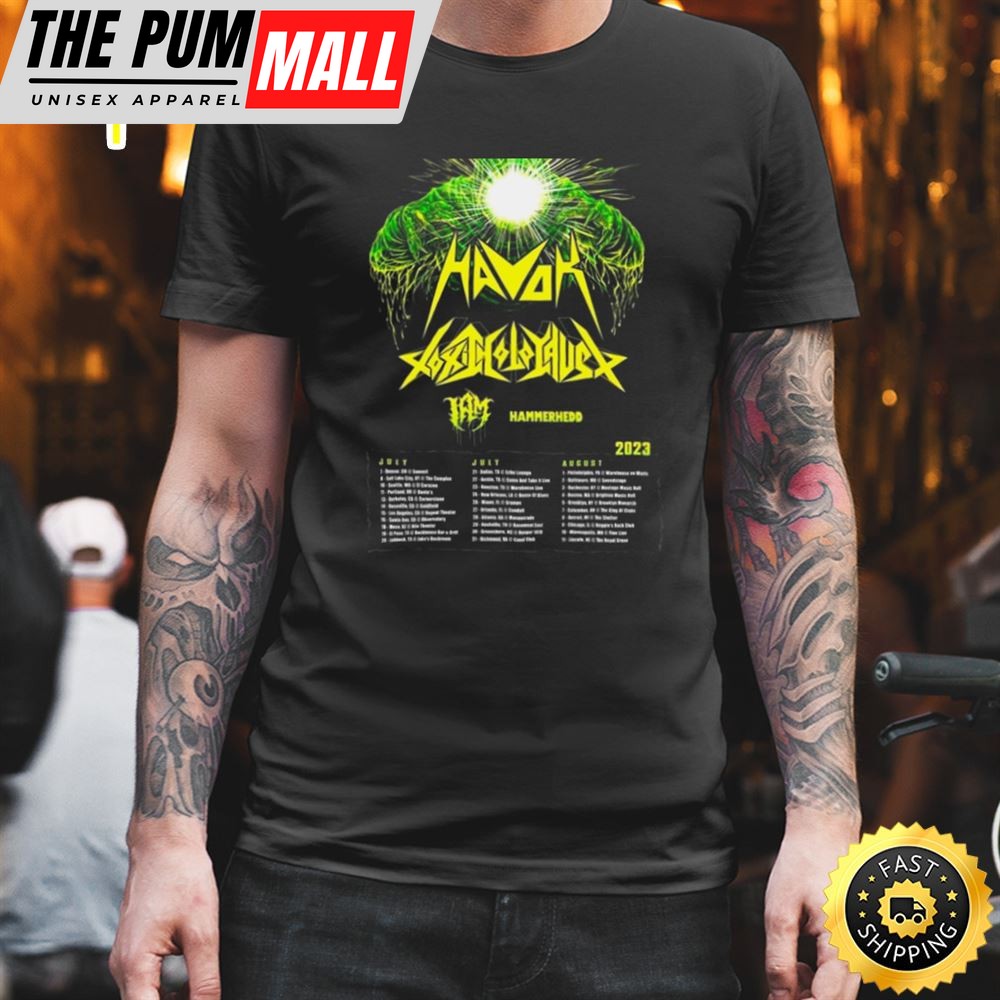 Toxic Holocaust And Havok Announce Summer CO Headlining Tour 2025 T-shirt