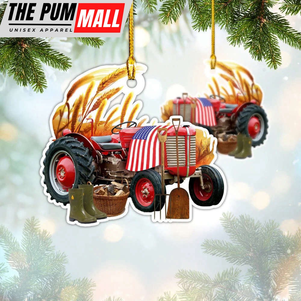 Tractor Christmas Ornament Tractor Ornaments For A Christmas Tree Gift For Farmer Limited Edition