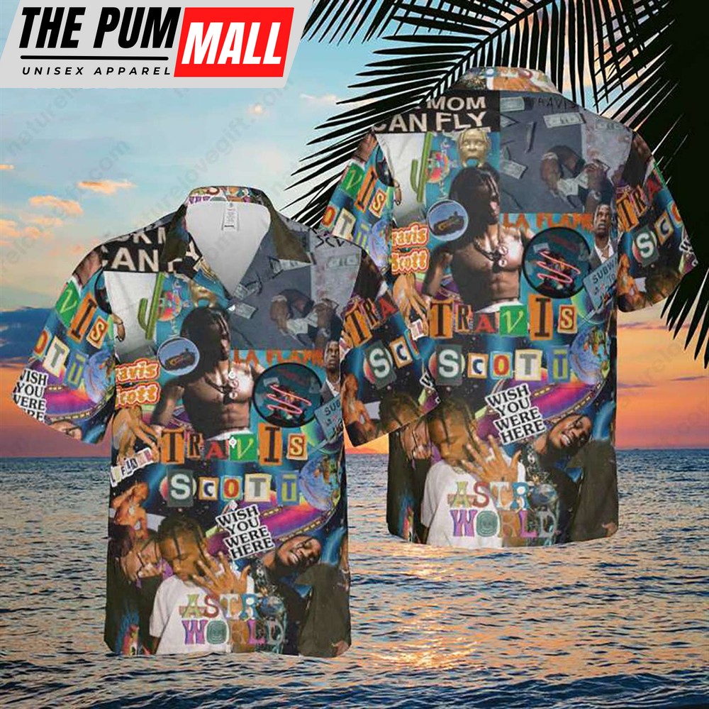 Travis Scott Wish You Were Here Aesthetic Design Hawaiian Shirt