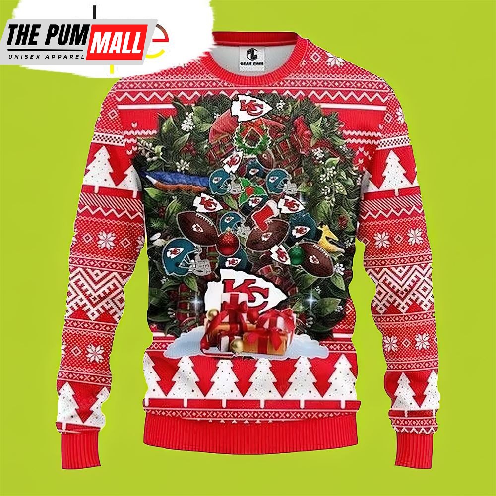 Tree Christmas Kansas City Chiefs Christmas Sweater