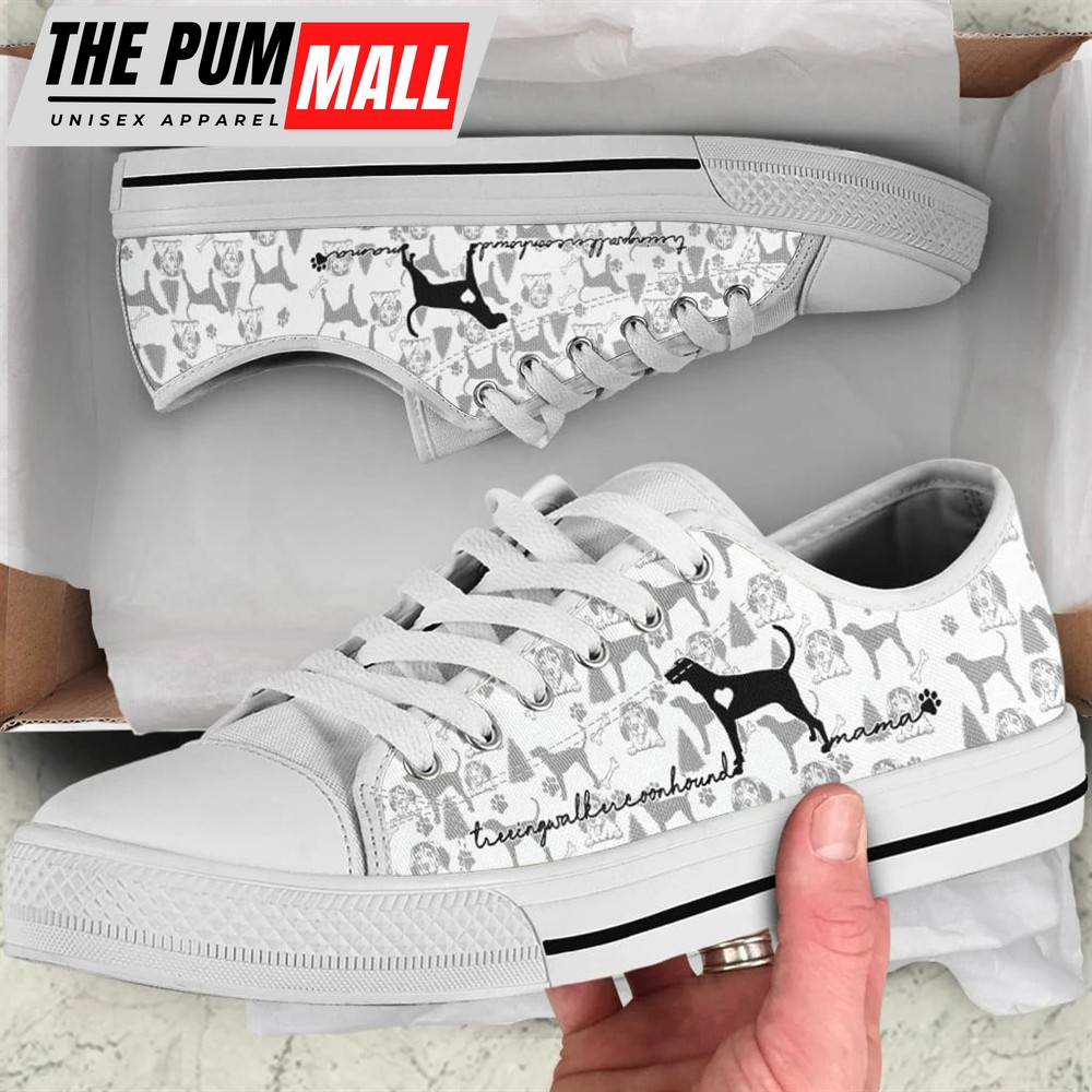Treeing Walker Coonhound Low Top Shoes – Dog Walking Shoes Men Women – Dog Memorial Gift