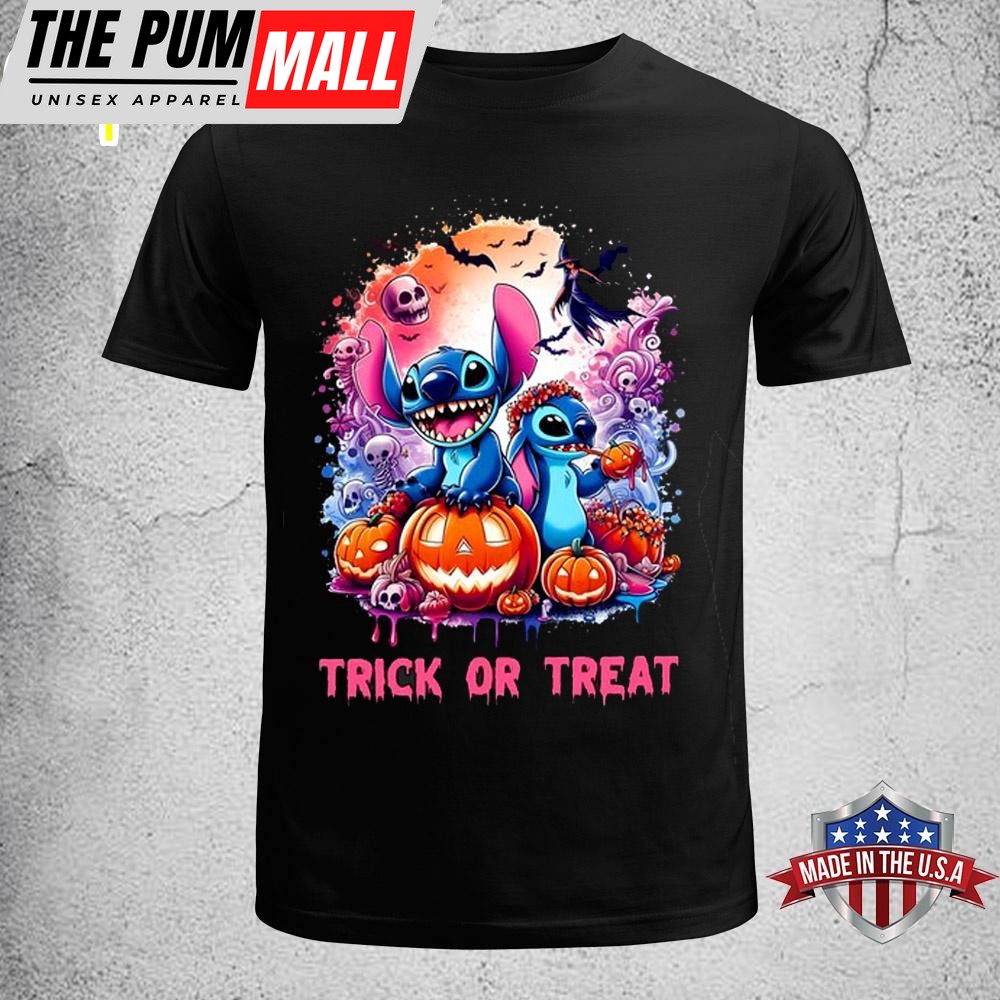 Trick or Treat Stitch Halloween Day Unisex T-Shirt
