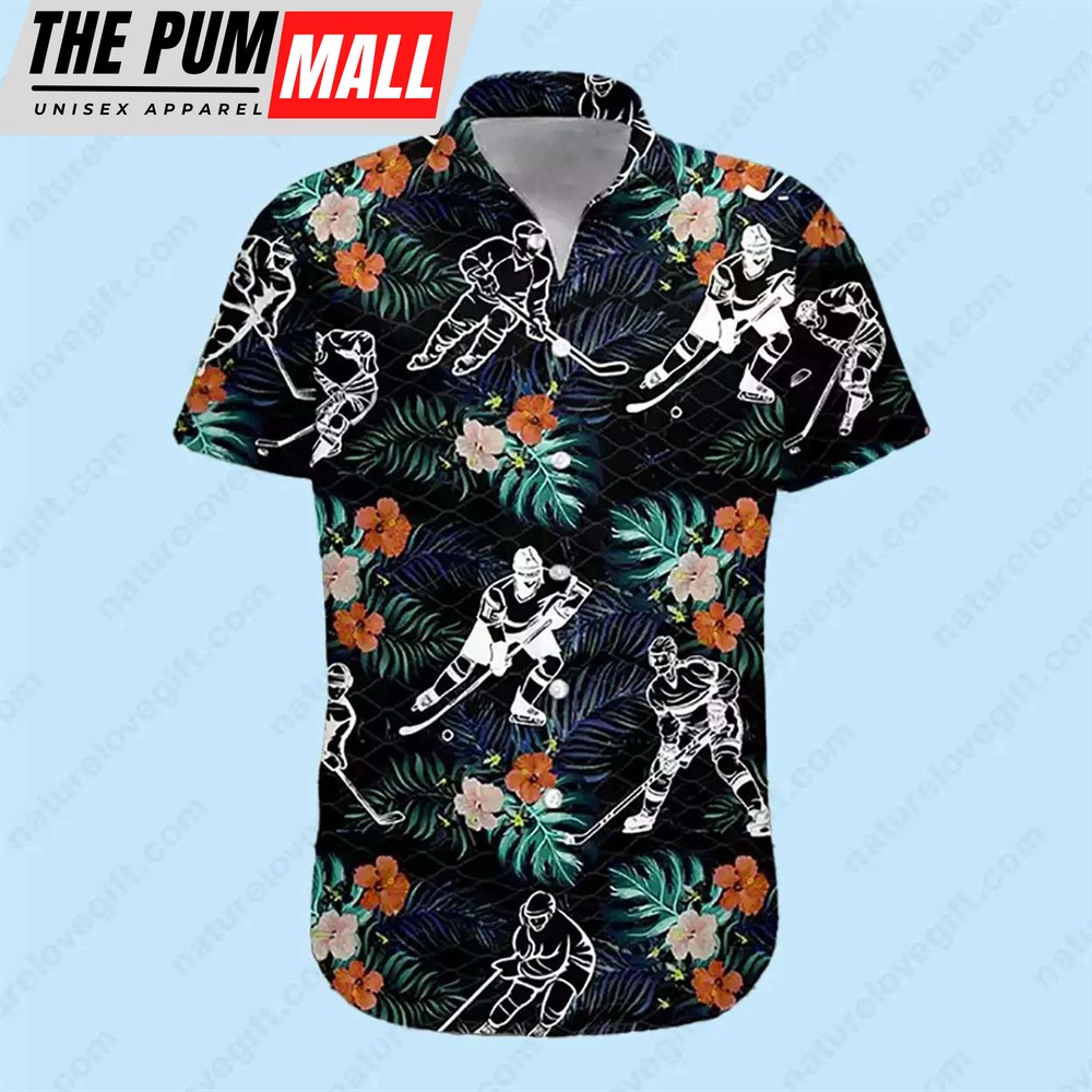 Tropical Hockey NHL Hawaiian Shirt Hockey Lovers Gift