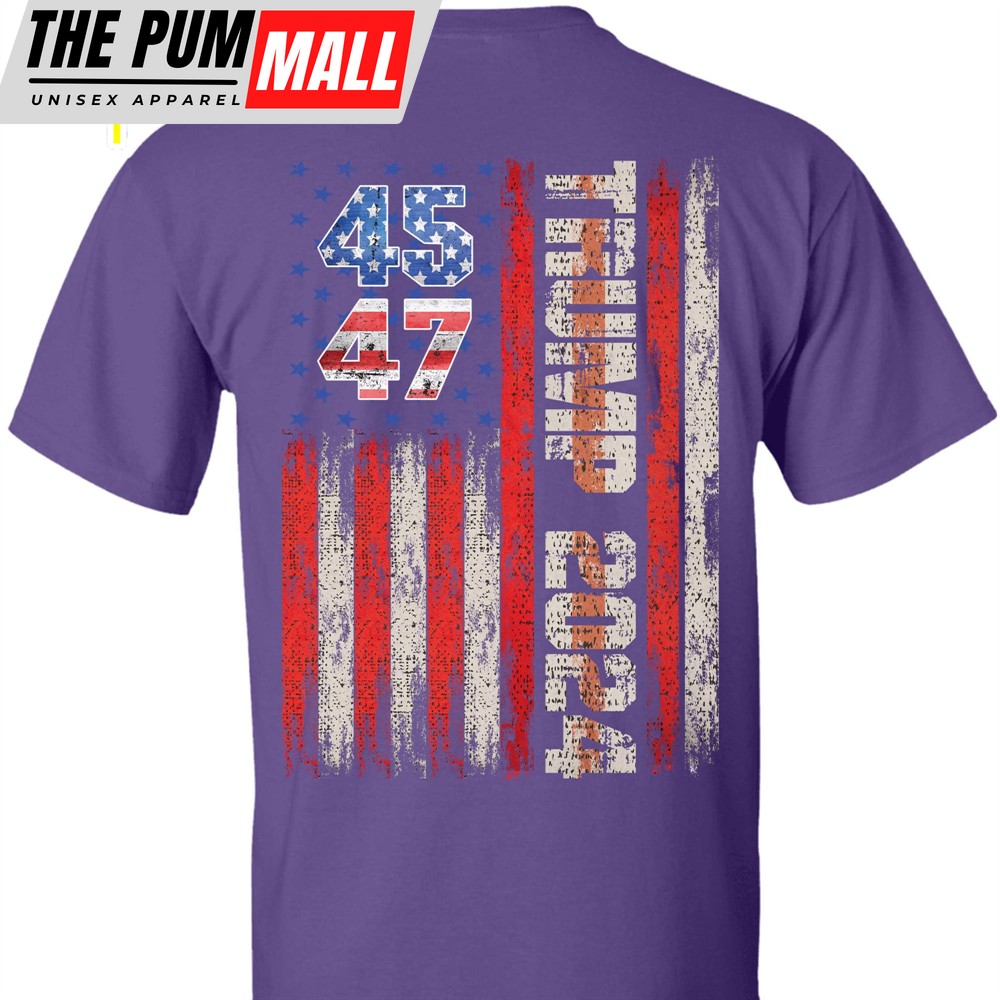 Trump 2024 Shirt Political Shirt 2024 Trump Supporters Backside Shirt