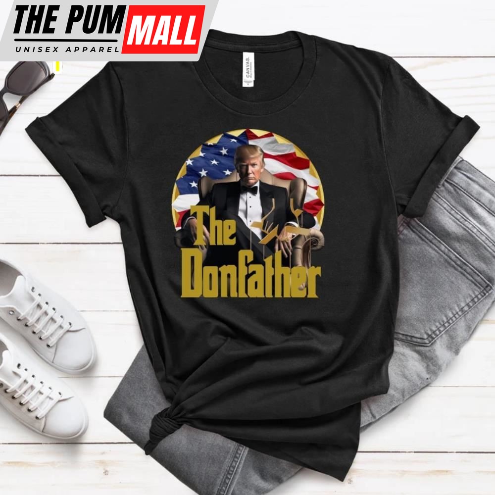 Trump 2025 The Donfather Funny Trump The Comeback Continues Gift 2025 T-shirt