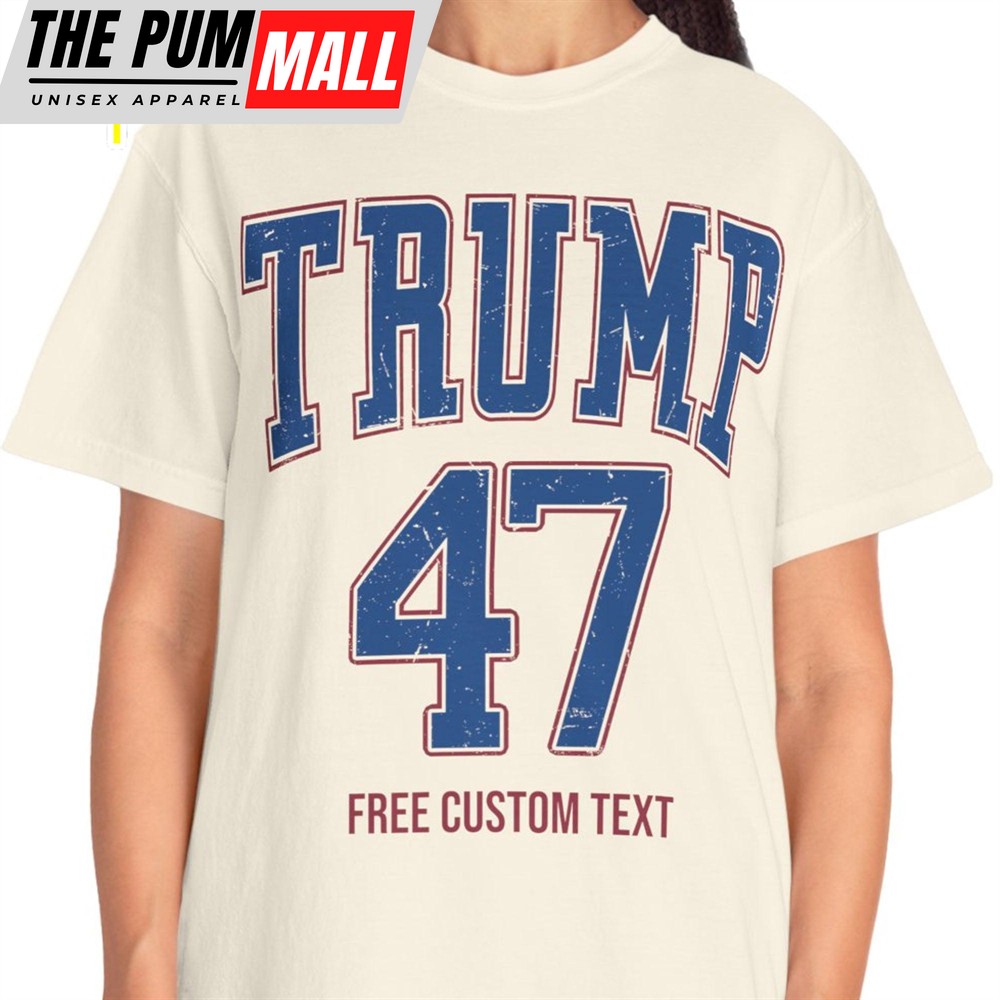 Trump 47 Shirt Donald Trump Homage Shirt Donald Trump Fan Tees Personalized Custom Trump Shirt