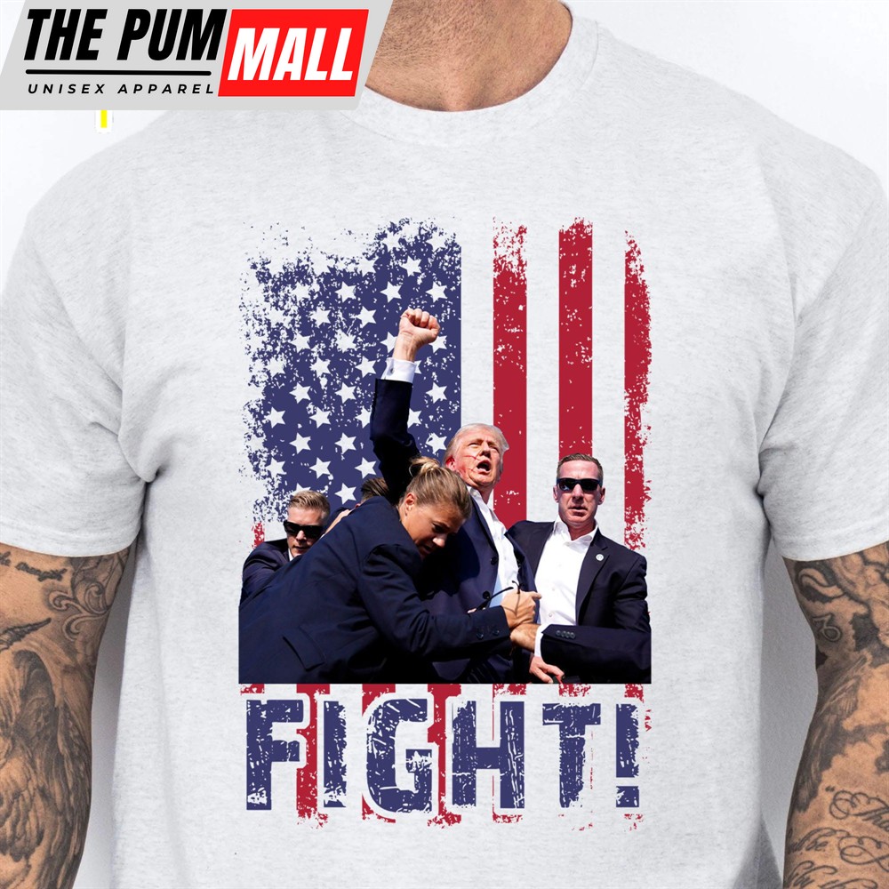 Trump Fight 2024 Shirt Trump 2024 Pennsylvania Rally Trump Supporters Shirt Bright